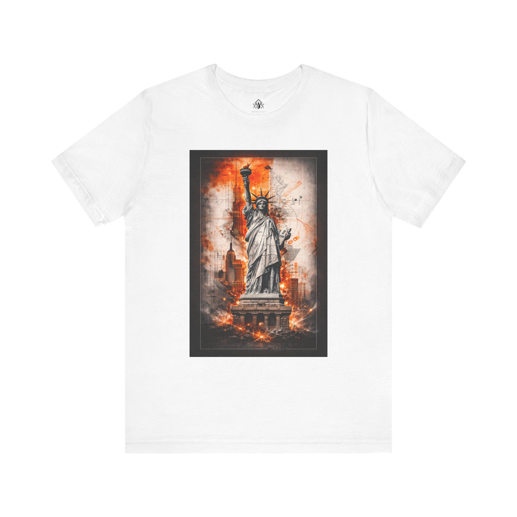 Statue of Liberty Cityscape Tee