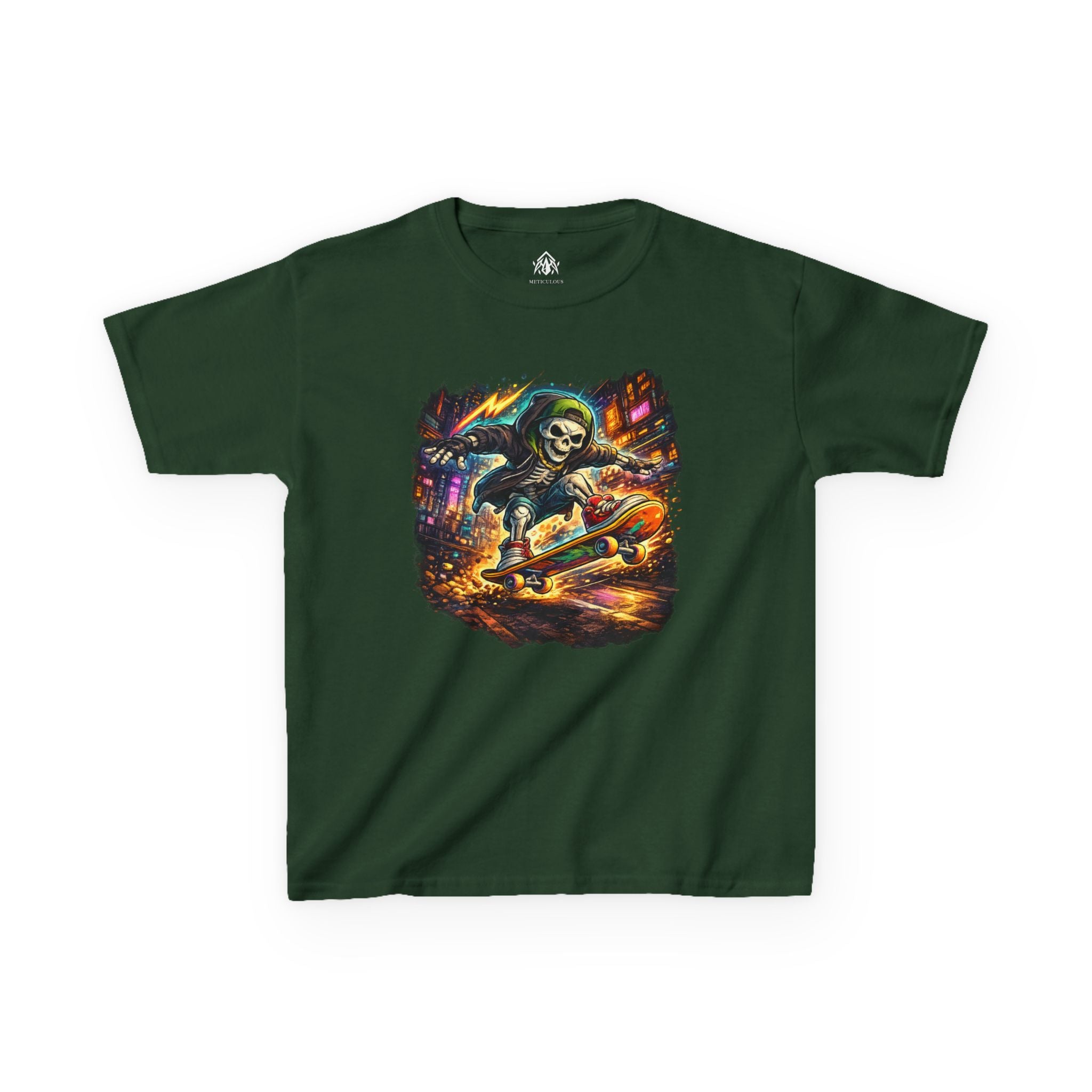 Skateboard Skeleton Boys Tee