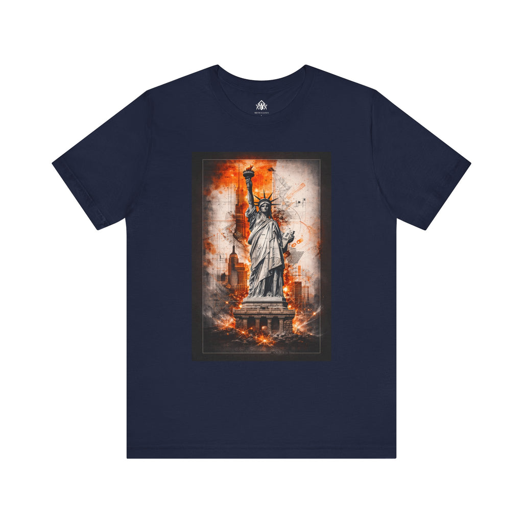 Statue of Liberty Cityscape Tee
