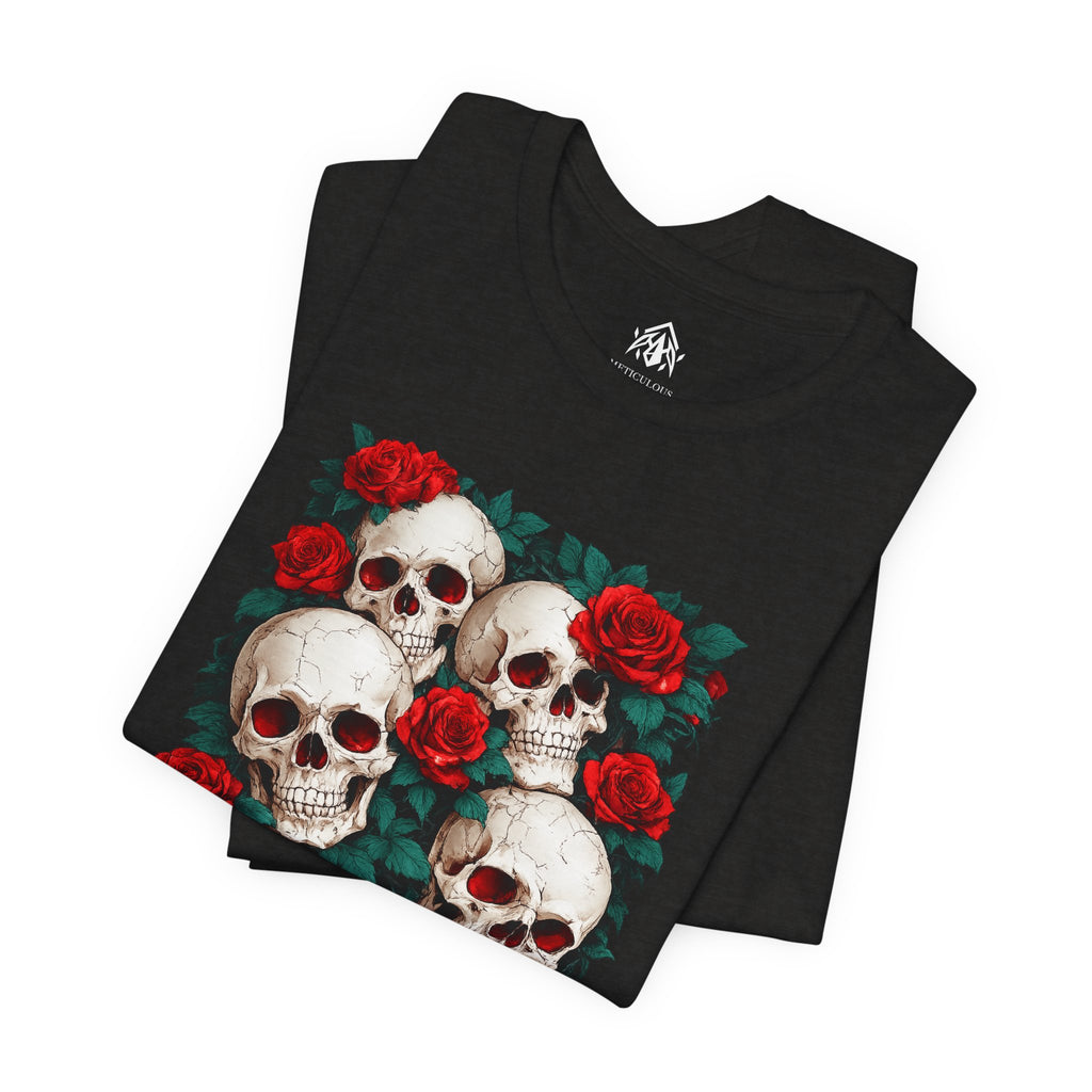 Skull & Roses Retro Tee